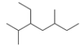<strong>What is the IUPAC name for the following compound? </strong> A) 5-Ethyl-3,6-dimethylheptane B) 3-Ethyl-2,5-dimethylheptane C) 3-Ethyl-2,5-dimethyloctane D) 5-Ethyl-3,6-dimethyloctane