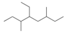 <strong>What is the IUPAC name for the following compound? </strong> A) 2,3,5-Trimethylhexane B) 2,4,5-Triethylhexane C) 2,4-Diethyl-5-methylheptane D) 4-Ethyl-3,6-dimethyloctane