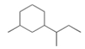 <strong>What is the IUPAC name for the following compound? </strong> A) 1-Butyl-3-methylcyclohexane B) 1-sec-Butyl-3-methylcyclohexane C) 1-Methyl-3-sec-butylcyclohexane D) 1-sec-Butyl-3-methylhexane