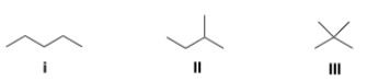 <strong>Rank the following compounds in order of decreasing melting point, putting the compound with the highest melting point first. </strong> A) I > II > III B) II > III > I C) III > II > I D) III > I > II