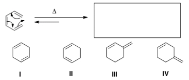 What is the organic product of the following electrocyclic reaction?