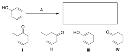 What is the major organic product of the following oxy-Cope rearrangement?