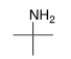 <strong>What is the common name of the following compound? </strong> A) isopropylamine B) 2-methyl-2-propanamine C) tert-butylamine D) isobutylamine