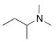 <strong>What is the common name of the following compound? </strong> A) dimethylisobutylamine B) butyldimethylamine C) N,N-dimethylbutanamine D) sec-butyldimethylamine