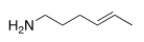 <strong>What is the IUPAC name of the following compound? </strong> A) (Z)-4-hexen-1-amine B) (E)-4-hexen-1-amine C) (E)-2-hexen-6-amine D) (Z)-2-hexen-6-amine