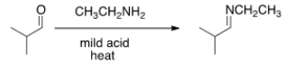 <strong>What needs to be done to make the following reaction go to starting materials? </strong> A) Heat the reaction. B) Add aqueous acid. C) Add aqueous base. D) Add water.