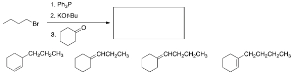 <strong>What is the product of the following reaction? </strong> A) I B) II C) III D) IV