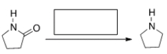 <strong>What is the missing reagent in the reaction below? </strong> A) NaBH<sub>4</sub>/CH<sub>3</sub>OH B) DIBAL-H C) H<sub>2</sub>, Pd-C D) LiAlH<sub>4</sub> then H<sub>2</sub>O
