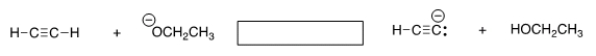 <strong>What is the direction of equilibrium when acetylene (C<sub>2</sub>H<sub>2</sub>) reacts with ethoxide (CH<sub>3</sub>CH<sub>2</sub>O<sup>-</sup>) in an acid-base reaction? </strong> A) Left B) Right C) Neither D) Cannot be determined