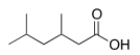 <strong>What is the correct IUPAC name of the following compound? </strong> A) 4-Isopropyl-3-methylbutanoic acid B) 2,4-Dimethylhexanoic acid C) 3,5-Dimethylhexanoic acid D) 3,5-Dimethy-1-hexanoic acid