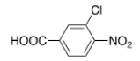 <strong>What is the IUPAC name of the following compound? </strong> A) 2-Nitro-5-carboxychlorobenzene B) 2-Chloro-4-carboxynitrobenzene C) 2-Chloro-1-nitro-4-benzoic acid D) 3-Chloro-4-nitrobenzoic acid