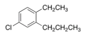 <strong>What is the IUPAC name of the following compound? </strong> A) 1-Chloro-4-ethyl-3-propylbenzene B) 1-Chloro-4-ethyl-5-propylbenzene C) 4-Chloro-1-ethyl-2-propylbenzene D) 4-Chloro-2-propyltoluene