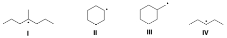 Which of the following compounds contain tertiary (3°) radical carbons?