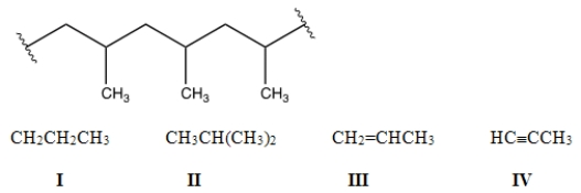 Identify the monomer used to make the following polymer.  