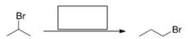 Select the route that would most likely produce the desired results from the given starting material. I. (1) H<sub>2</sub>SO<sub>4</sub> and heat; (2) HBr II. (1) KOH in ethanol; (2) HBr III) (1) H<sub>2</sub>SO<sub>4</sub> and heat; (2) HBr + peroxides IV) (1) potassium tert-butoxide in tert-butanol; (2) HBr + peroxides