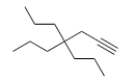 <strong>Give the IUPAC name for the following compound. </strong> A) 4,4-Diethyl-1-octyne B) 4,4-Dipropyl-1-heptyne C) 4,4-Dipropyl-6-heptyne D) 4,4-Diethyl-6-octyne
