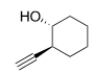 <strong>Give the IUPAC name for the following compound. </strong> A) trans-2-Acetylenecyclohexanol B) trans-2-Ethynylcyclohexanol C) trans-2-Acetylene-1-cyclohexanol D) trans-2-Ethylenecyclohexanol