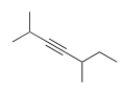 <strong>Give the IUPAC name for the following compound. </strong> A) 2,5-Dimethyl-3-heptyne B) 3,6-Dimethy-4-heptyne C) 2,5-Dimethyl-3-octyne D) 3,6-Dimethyl-4-octyne