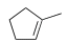 <strong>What is the IUPAC name for the following compound? </strong> A) 1-Methylcyclopentene B) 2-Methyl-1-cyclopentene C) 1-Methylene-1-methylcyclopentane D) 1-Methylcyclohexene