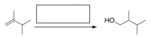 <strong>What is the best choice of reagent to accomplish the following transformation?  </strong> A) H<sub>2</sub>O, Br<sub>2</sub> B) [1] BH<sub>3</sub>; [2] H<sub>2</sub>O<sub>2</sub>/HO<sup>-</sup> C) H<sub>2</sub>O, H<sub>2</sub>SO<sub>4</sub> D) [1] BH<sub>3</sub>; [2] H<sub>2</sub>O <div style=padding-top: 35px> 