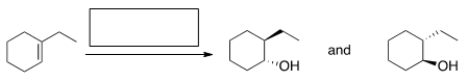 <strong>What is (are) the missing reagent(s) in the following reaction?  </strong> A) Br<sub>2</sub>/CCl<sub>4</sub> B) NBS, DMSO/H<sub>2</sub>O C) [1] Br<sub>2</sub>; [2] H<sub>2</sub>O D) [1] BH<sub>3</sub>; [2] H<sub>2</sub>O<sub>2</sub>/HO<sup>-</sup> <div style=padding-top: 35px> 