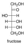 <strong>How many stereogenic centers are present in fructose, a simple sugar? </strong> A)1 B)2 C)3 D)4