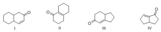 Which of the following bicyclic ring systems can be prepared by an intermolecular Robinson annulation?