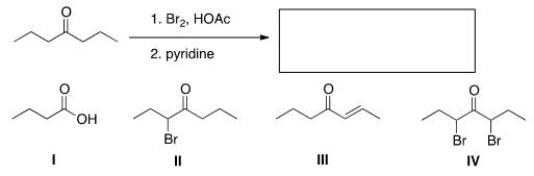 What is the product of the following reaction?  