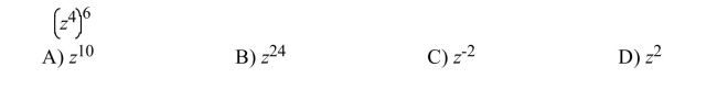 Simplify. Write your answer in exponent form.  