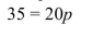 Solve the equation using the multiplication or division property of equality.