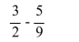 Subtract. Write the answer as a fraction simplified to lowest terms.