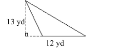 Find the area of the triangle.