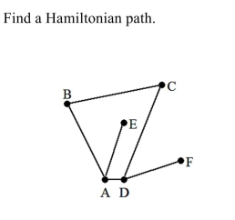 <strong> </strong> A) F, D, C, B, A, E B) D, E, A, B, C, D, F C) F, D, A, B, C, E D) E, A, D, C, B, A, D, F