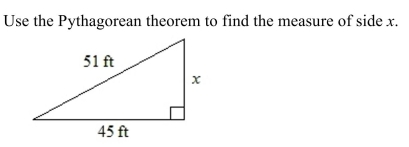 <strong> </strong> A) 68 ft B) 10 ft C) 24 ft D) 18 ft