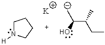 <strong>What does the reaction between the following two species produce? </strong> A) B) C) D) E) No reaction