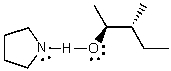 <strong>What does the reaction between the following two species produce? </strong> A) B) C) D) E) No reaction
