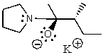 <strong>What does the reaction between the following two species produce? </strong> A) B) C) D) E) No reaction