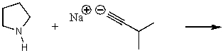 <strong>What does the reaction between the following two species produce? </strong> A) B) C) D) E) No reaction