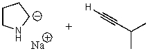 <strong>What does the reaction between the following two species produce? </strong> A) B) C) D) E) No reaction