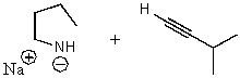<strong>What does the reaction between the following two species produce? </strong> A) B) C) D) E) No reaction