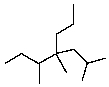 <strong>An IUPAC name for the following compound is: </strong> A) 4-Isobutyl-3,4-dimethylheptane B) 4-sec-Butyl-2,4-dimethylheptane C) 2,4,5-Trimethyl-4-propylheptane D) 3,4,6-Trimethyl-4-propylheptane E) 4-Isobutyl-4,5-dimethylheptane