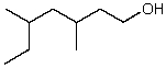 <strong>What is the correct IUPAC name for the following compound? </strong> A) 5-Ethyl-3-methylhexanol B) 5-Ethyl-3-methyl-1-hexanol C) 2-Ethyl-4-methyl-6-hexanol D) 3,5-Dimethyl-7-heptanol E) 3,5-Dimethyl-1-heptanol