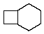 <strong>What is the name of this compound?  </strong> A) Bicyclo[2.2.2]octane B) Bicyclo[3.2.1]octane C) Bicyclo[4.1.1]octane D) Bicyclo[4.2.0]octane E) Bicyclo[3.3.0]octane <div style=padding-top: 35px> 