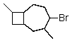 <strong>A correct name for the following compound is:  </strong> A) 4-bromo-3,8-dimethylbicyclo[5.2.2]nonane B) 3,8-dimethyl-4-bromo-bicyclo[5.2.0]nonane C) 4-bromo-3,8-dimethylbicyclo[5.2.1]decane D) 7-bromo-2,6-dimethylbicyclo[5.2.0]nonane E) 4-bromo-3,8-dimethylbicyclo[5.2.0]nonane <div style=padding-top: 35px> 
