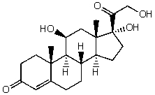 What is the index of hydrogen deficiency (or degree of unsaturation)of the hormone cortisol?  