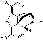 What is the index of hydrogen deficiency (or degree of unsaturation)for the drug morphine?