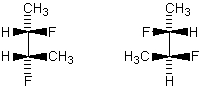 <strong>The compounds whose molecules are shown below would have: </strong> A) the same melting point. B) different melting points. C) equal but opposite optical rotations. D) More than one of the above E) None of the above