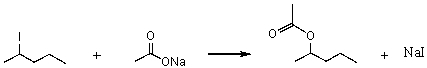 <strong>Consider the S<sub>N</sub>2 reaction of 2-iodopentane with CH<sub>3</sub>CO<sub>2</sub>- ion. Assuming no other changes,what effect on the rate would result from simultaneously doubling the concentrations of both 2-iodopentane and CH<sub>3</sub>CO<sub>2</sub>- ion?</strong> A) No effect. B) It would double the rate. C) It would triple the rate. D) It would increase the rate four times. E) It would increase the rate six times.