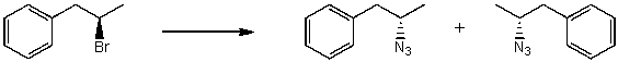 <strong>By analyzing the starting material and the product(s),the following reaction is possibly an example of what type of mechanism? </strong> A) S<sub>N</sub>1 B) S<sub>N</sub>2 C) E1 D) E2 E) More than one of the above