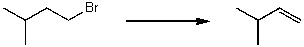 <strong>By analyzing the starting material and the product(s)the following reaction is an example of what type of mechanism? </strong> A) S<sub>N</sub>1 B) S<sub>N</sub>2 C) E1 D) E2 E) None of the above